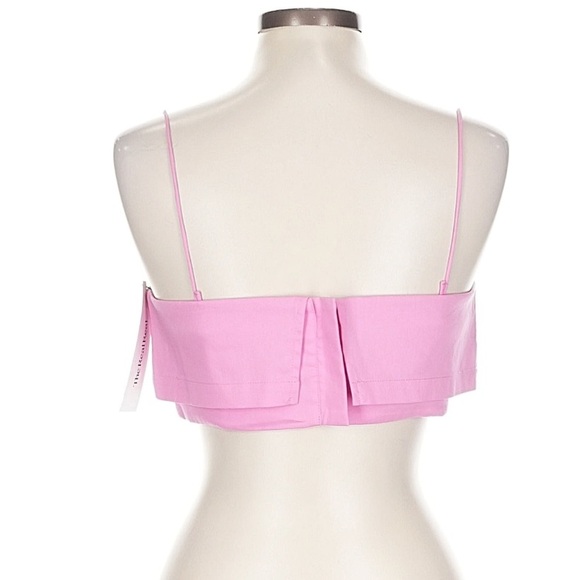 Lovers & Friends Lorelei Bra Top in Pink Crop Women’s Large - Picture 3 of 7